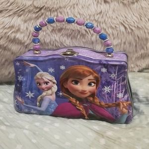 Frozen Anna Elsa Metal Lunchbox Purse